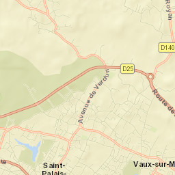 Vaux-sur-Mer Street Map