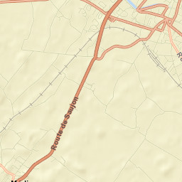 Saujon Street Map