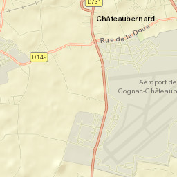Châteaubernard Street Map