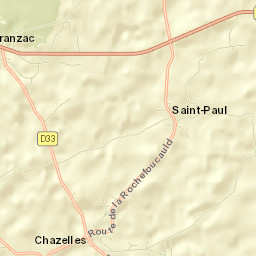 Chazelles Street Map