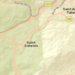 Saint-Saturnin Street Map