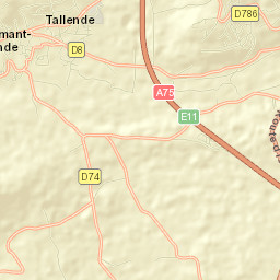 Tallende Street Map