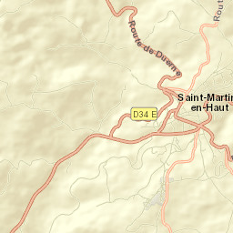 Saint-Martin-en-Haut Street Map