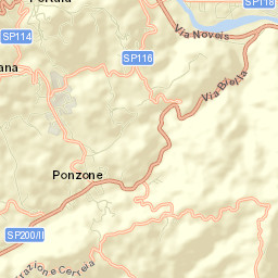 Trivero-Prativero-Ponzone Street Map