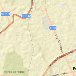 Cureggio Street Map