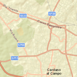 Casorate Sempione Street Map