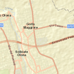 Gorla Maggiore Street Map