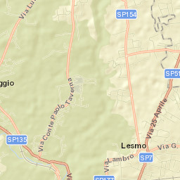 Correzzana Street Map