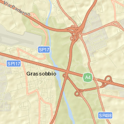 Grassobbio Street Map
