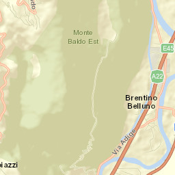 Brentino Belluno Street Map