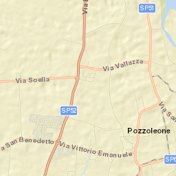 Pozzoleone Street Map