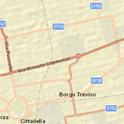 Cittadella Street Map