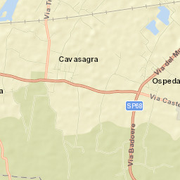 Ospedaletto Street Map