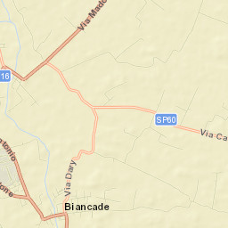 Biancade Street Map