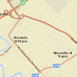 Noventa di Piave Street Map