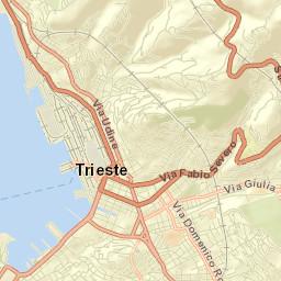 Trieste Street Map