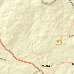 Metlika Street Map