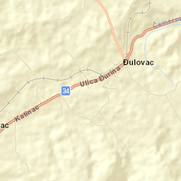 Đulovac Street Map