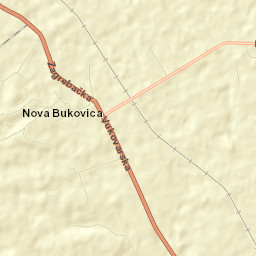 Nova Bukovica Street Map