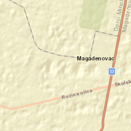 Magadenovac Street Map