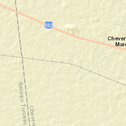 Comuna Chevereşu Mare Street Map