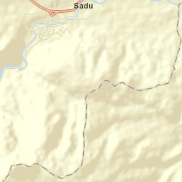 Comuna Sadu Street Map