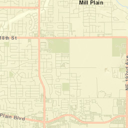 Mill Plain Street Map