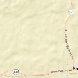 Papineauville Street Map