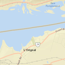 L'Orignal Street Map