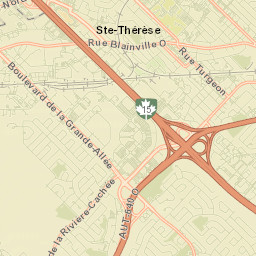 Boisbriand Street Map