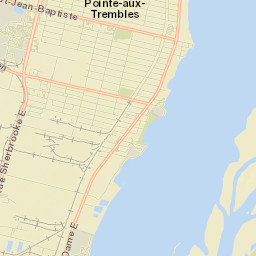 Montréal-Est Street Map