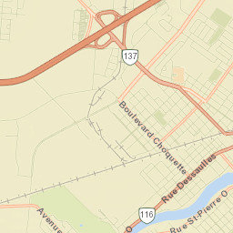 Saint-Hyacinthe Street Map