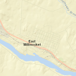East Millinocket Street Map