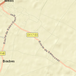 Médis Street Map