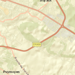 Puymoyen Street Map