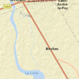 Montrond-les-Bains Street Map