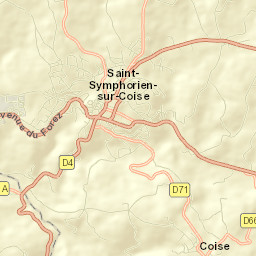 Saint-Symphorien-sur-Coise Street Map