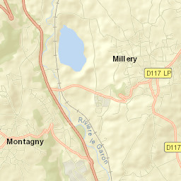 Montagny Street Map