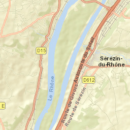 Sérézin-du-Rhône Street Map