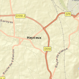 Heyrieux Street Map