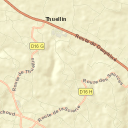 Thuellin Street Map