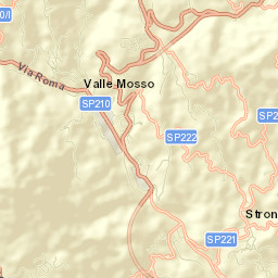 Valle Mosso Street Map