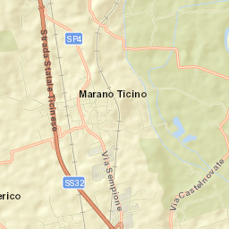 Marano Ticino Street Map
