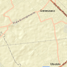 Uboldo Street Map