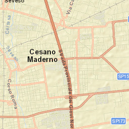 Cesano Maderno Street Map