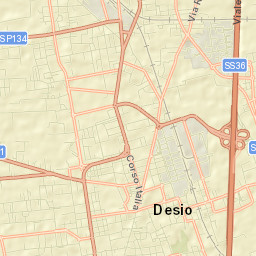Desio Street Map