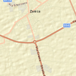 Zanica Street Map