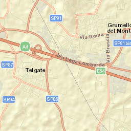 Grumello del Monte Street Map