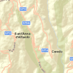 Sant'Anna d'Alfaedo Street Map