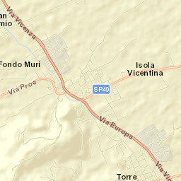 Isola Vicentina Street Map